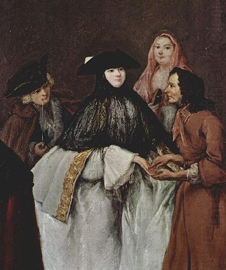 Pietro Longhi Die Wahrsagerin china oil painting image